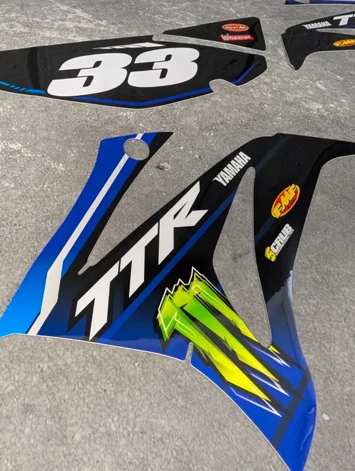 Graphics Stickers Decals kit for Yamaha TTR 125 2008-2025 TT-R125