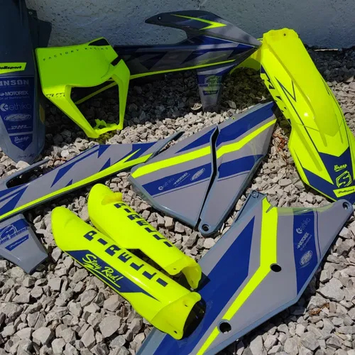 Plastics + Graphics KTM  XC-W XCF-W EXC EXC-F 2020 2021 2022 2023 Decals Fitted