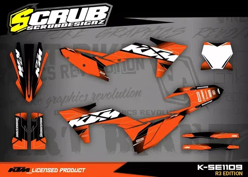 KTM 2023 2024 SX SX-F XC XC-F Graphics decals stickers kit