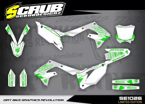Graphics Kawasaki KX450 2019-2023 KX250 2021-2024 KXF Decals Stickers kit