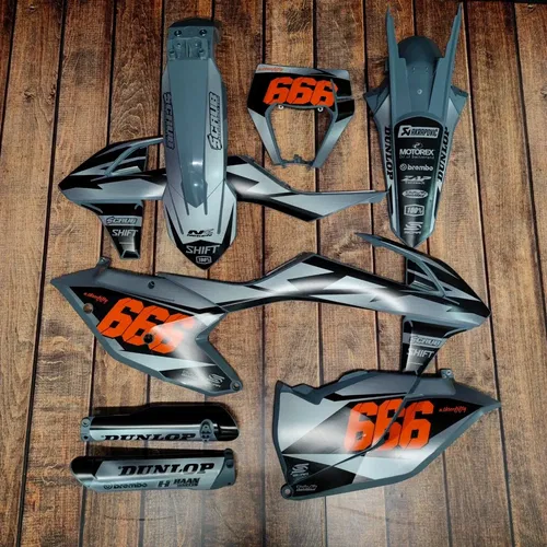 Plastics + Graphics KTM 2017 2018 2019 XC-W XCF-W EXC EXC-F Custom Race Number