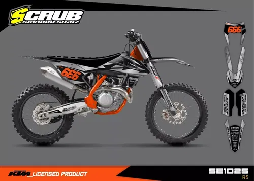 Plastics + Graphics KTM 2017 2018 2019 XC-W XCF-W EXC EXC-F Custom Race Number