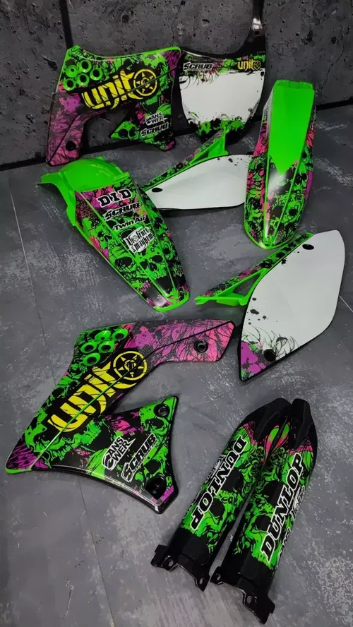 Plastics + Graphics Kawasaki KX250F 2009 2010 2011 2012