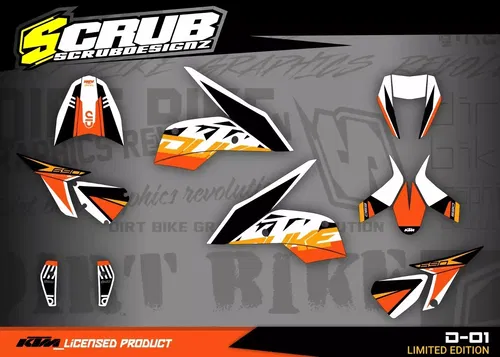 KTM Duke 690 2011 2012 2013 2014 2015 2016 2017 Graphics decals stickers