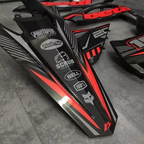 Plastics + Graphics applied Beta RR 2020 2021 2022 decals stickers