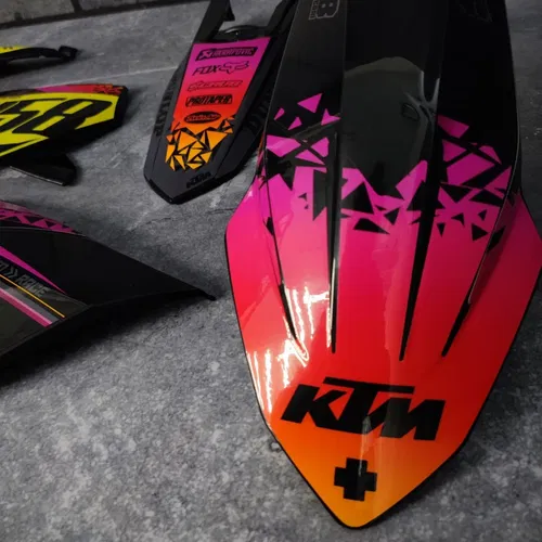 Plastics + Graphics KTM 2023 2024 XC XC-F SX SX-F + Race Number