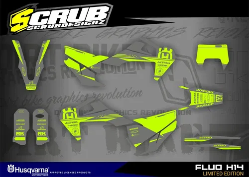 Husqvarna Graphics TE FE 150 250 300 350 450 501 - 2020 2021 2022 2023 Decals