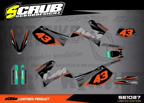 Plastics + Graphics KTM LC4 SMC 620-660 1999-2004