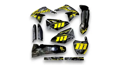 Plastics + Graphics Suzuki RMZ 250 2010-2018 decals applied