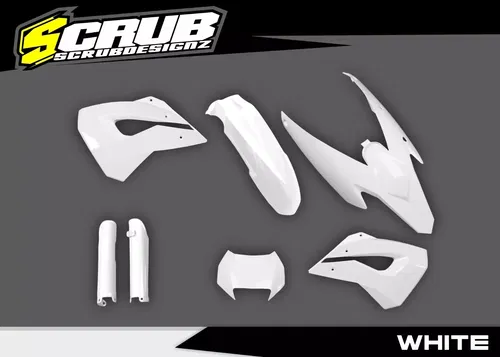 Husaberg FS 570 2010-2011 White Plastic Body Kit