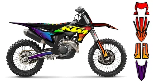 Graphics Kit KTM EXC EXC-F XC-W XCF-W 2024 2025 150 250 300 350 450 500 decal