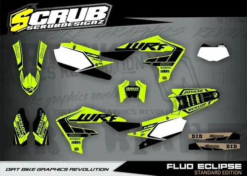 WR450f Graphics 2019 2020 2021 2022 2023 Yamaha SCRUB WRf 450 Stickers Decals