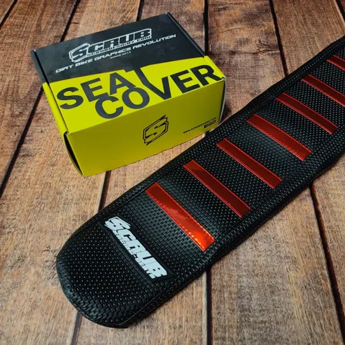 Seat Cover Ribbed Gripper Beta RR Motard Enduro 125R 2T 50 125LC 2021-2025