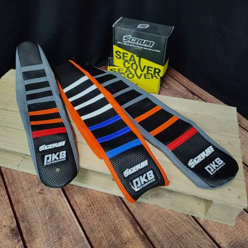 Seat Cover Ribbed Gripper Beta RR Motard Enduro 125R 2T 50 125LC 2021-2025