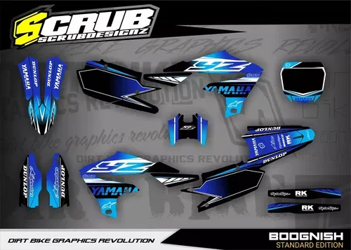 Graphics decals stickers kit Yamaha YZ250F 2019-2023 YZ450F 2018-2022