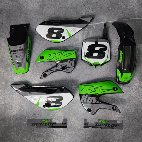 Plastics + Graphics Kawasaki KX65 2000-2025 applied