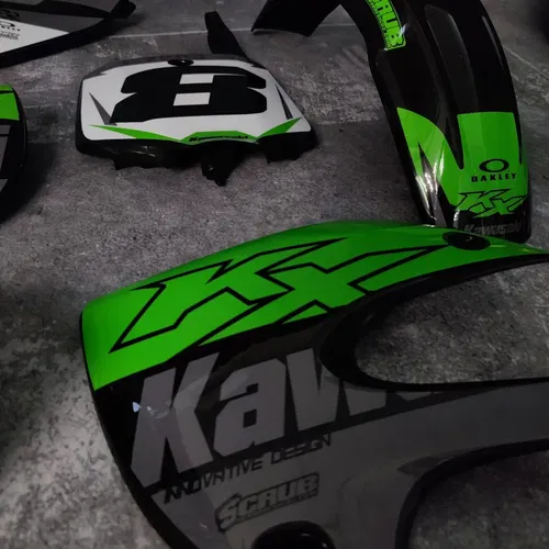 Plastics + Graphics Kawasaki KX65 2000-2025 applied