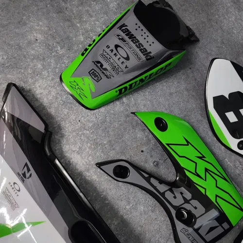 Plastics + Graphics Kawasaki KX65 2000-2025 applied