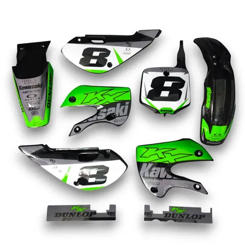 Plastics + Graphics Kawasaki KX65 2000-2025 applied