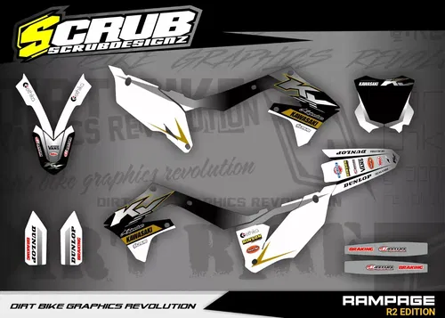 Graphics Kawasaki KX450 2019-2023 KX250 2021-2024 KXF Decals Stickers kit