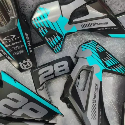 Plastics + Graphics Husqvarna TE FE 2020 2021 2022 2023 matte