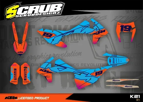 Plastics + Graphics KTM 2017 2018 2019 XC-W XCF-W EXC EXC-F