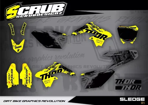 Graphics Kit Suzuki RMZ450 2008 - 2017 Decals Stickers