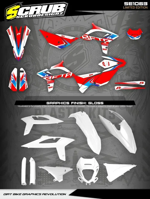 Plastics + Graphics applied Beta RR Polisport Restyle 2013-2017
