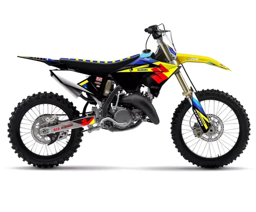 RESTYLE graphics RM125 RM250 2001 - 2008 Suzuki RM 125 250 Polisport Decals