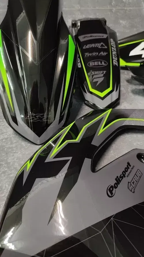 Plastics + Graphics Kawasaki KX450 2019-2023 KX250 2021-2024 KXF
