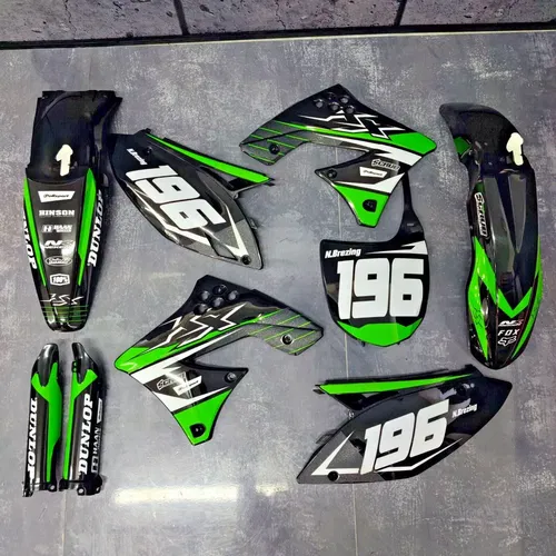 Plastics + Graphics Kawasaki KX250F 2009 2010 2011 2012