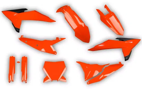 KTM 2025 SX SX-F XC XC-F 125 150 250 300 350 450 Plastics kit + Fork guards