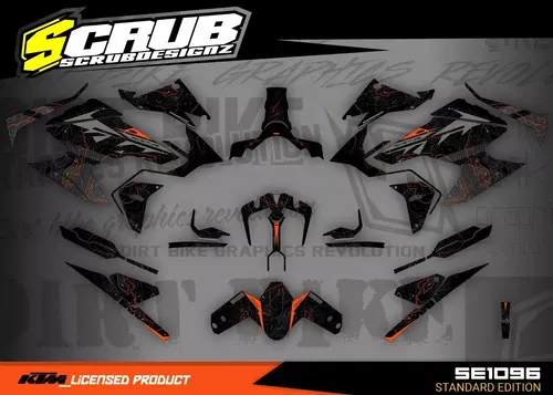 KTM Super Adenture R/S 1290  2021 2022 2023 Graphics decals stickers kit set