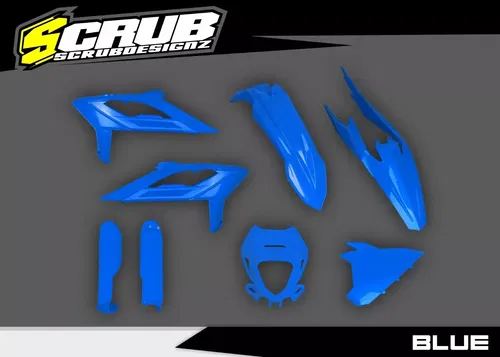 Beta RR 2023 2024 Plastics kit + Fork guards full blue