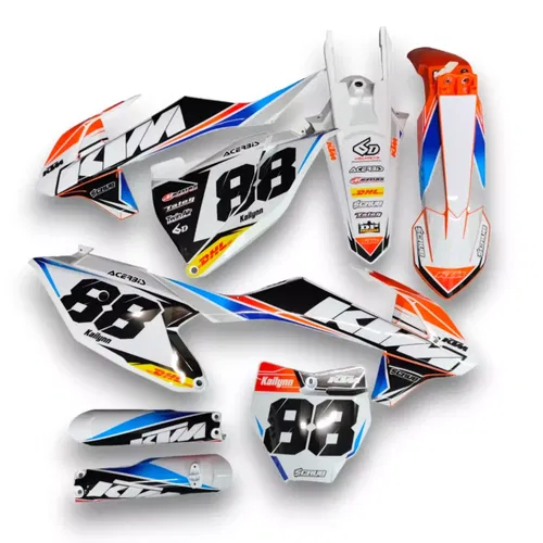 Plastics + Graphics KTM SX 85 2018-2024 Custom race number + name