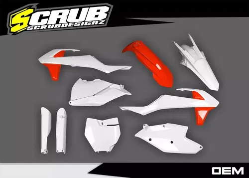 Plastics + Graphics KTM SX 85 2018-2024 Custom race number + name