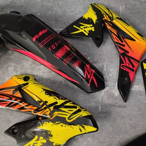 Plastics + Graphics Suzuki RMZ 250 2010-2018 decals applied