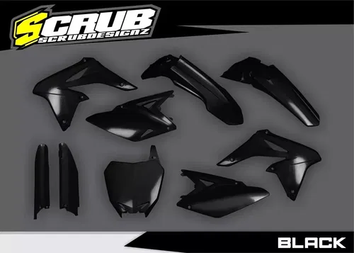 Plastics + Graphics Suzuki RMZ 250 2010-2018 decals applied