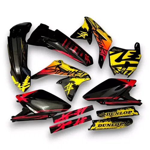 Plastics + Graphics Suzuki RMZ 250 2010-2018 decals applied