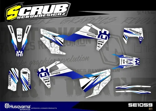 Husqvarna Graphics TE FE 150 250 300 350 450 501 - 2020 2021 2022 2023 Decals