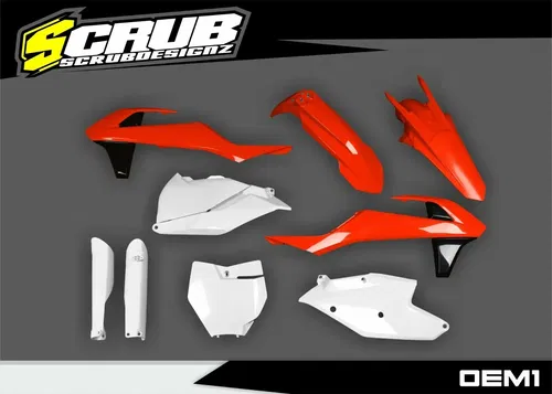 Plastics KTM SX 85 2018 2019 2020 2021 2022 2023 Full Kit 85SX SCRUB