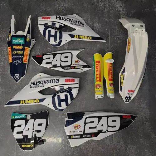 Plastics + Graphics Husqvarna 2014 TC FC 125 250 350 450 Custom race number