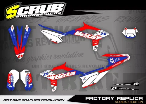 Plastics + Graphics applied Beta RR 2020 2021 2022 Factory Replica