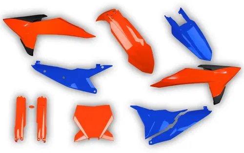 KTM 2023 2024 SX SX-F XC XC-F Restyle Plastics kit + fork guards