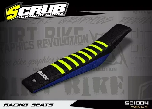 Seat Cover Yamaha YZ125 YZ250 2022 2023 2024 2025 SCRUB Designz Gripper