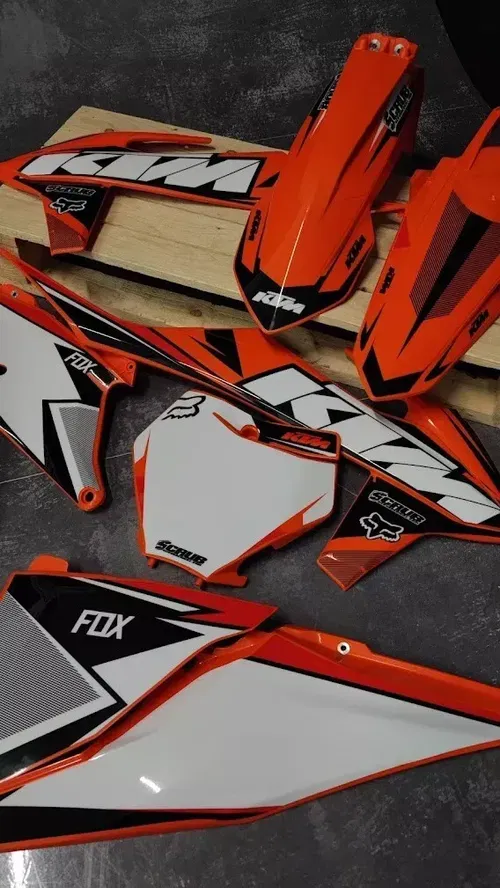 Plastics + Graphics KTM 2016 2017 2018 XC XC-F SX SX-F applied fitted