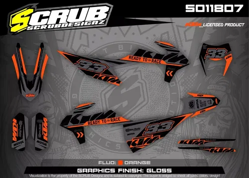 Plastics + Graphics KTM 2020 2021 2022 2023 XC-W XCF-W EXC EXC-F decals stickers