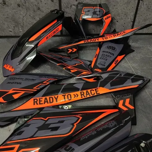 Plastics + Graphics KTM 2020 2021 2022 2023 XC-W XCF-W EXC EXC-F decals stickers