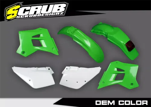 Plastics Kawasaki KDX200 KDX220 1995 - 2006 '95 - '06 ENDURO kit