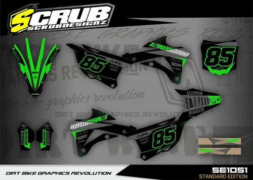 Graphics KX85 2014 2015 2016 2017 2018 2019 2020 2021 KX 85 decals kit Kawasaki